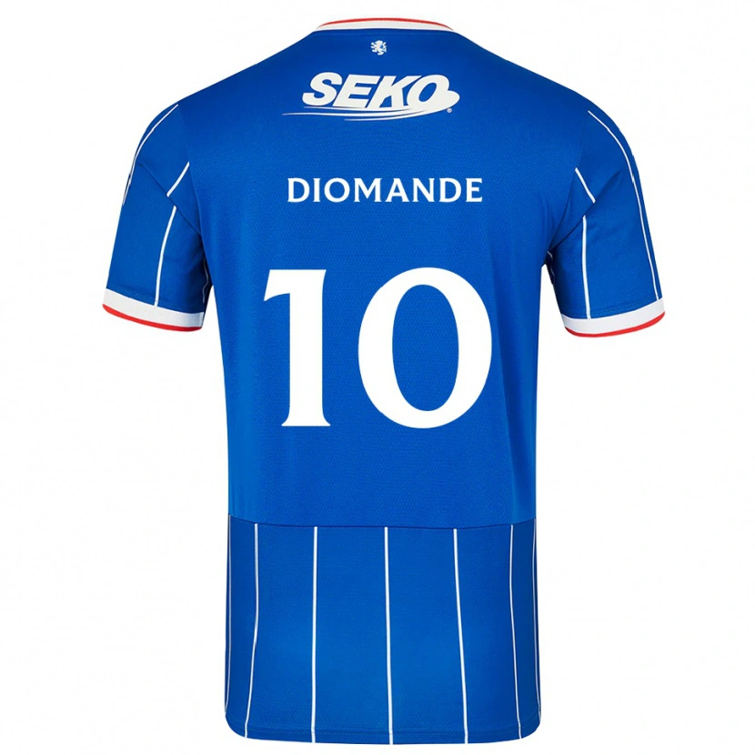 Danxen Heren Mohamed Diomandé #10 Rood Blauw Wit Thuisshirt Thuistenue 2026/27 T-Shirt