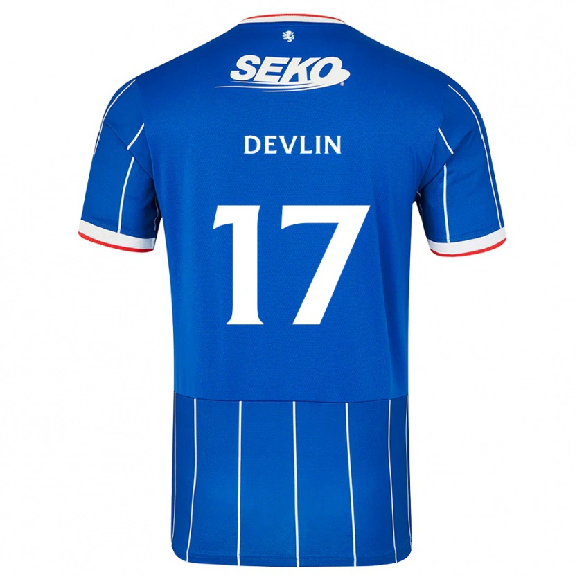 Danxen Heren Cammy Devlin #17 Rood Blauw Wit Thuisshirt Thuistenue 2026/27 T-Shirt
