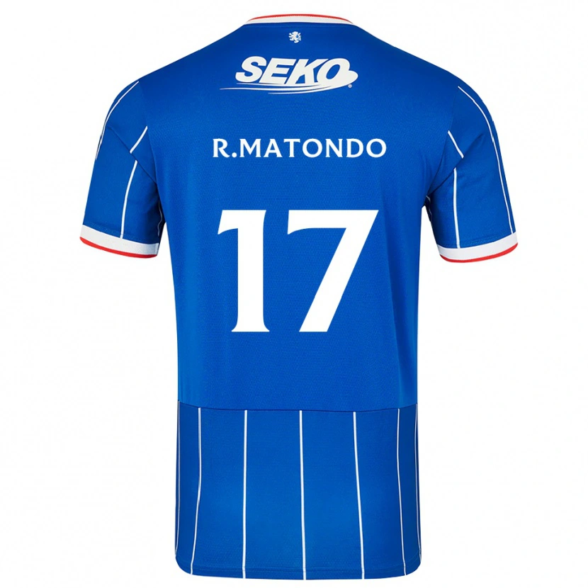 Danxen Heren Rabbi Matondo #17 Rood Blauw Wit Thuisshirt Thuistenue 2026/27 T-Shirt