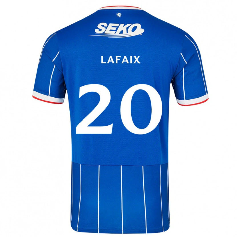 Danxen Heren Camille Lafaix #20 Rood Blauw Wit Thuisshirt Thuistenue 2026/27 T-Shirt