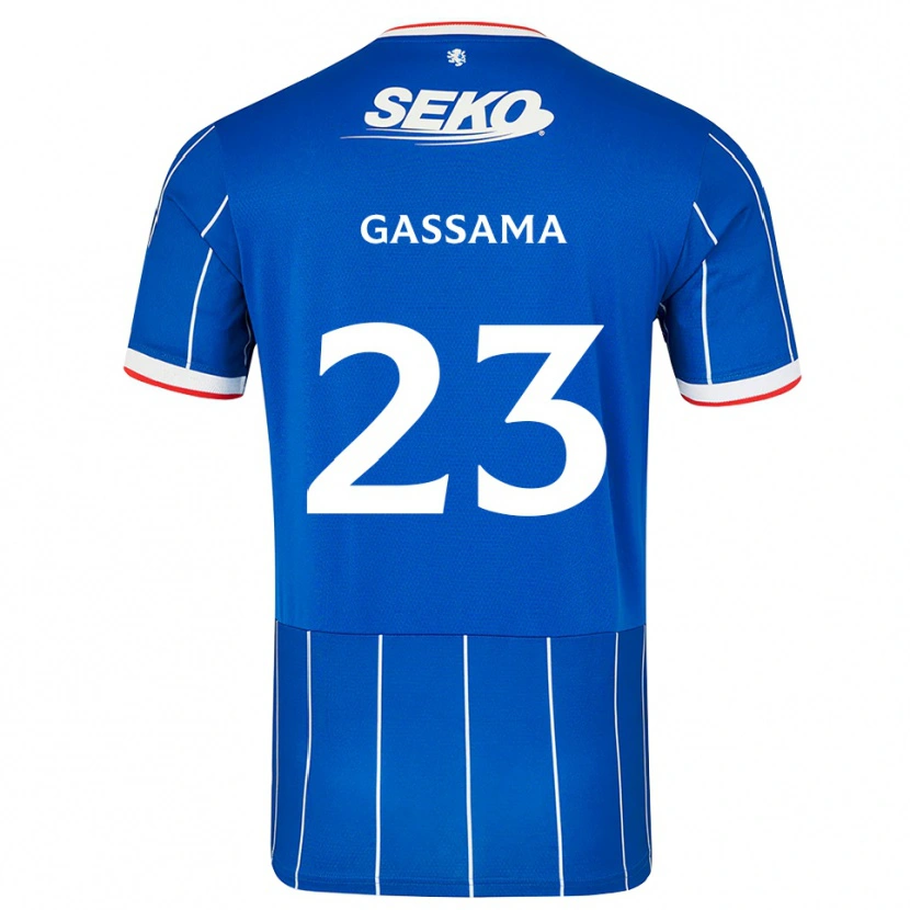 Danxen Heren Djeidi Gassama #23 Rood Blauw Wit Thuisshirt Thuistenue 2026/27 T-Shirt