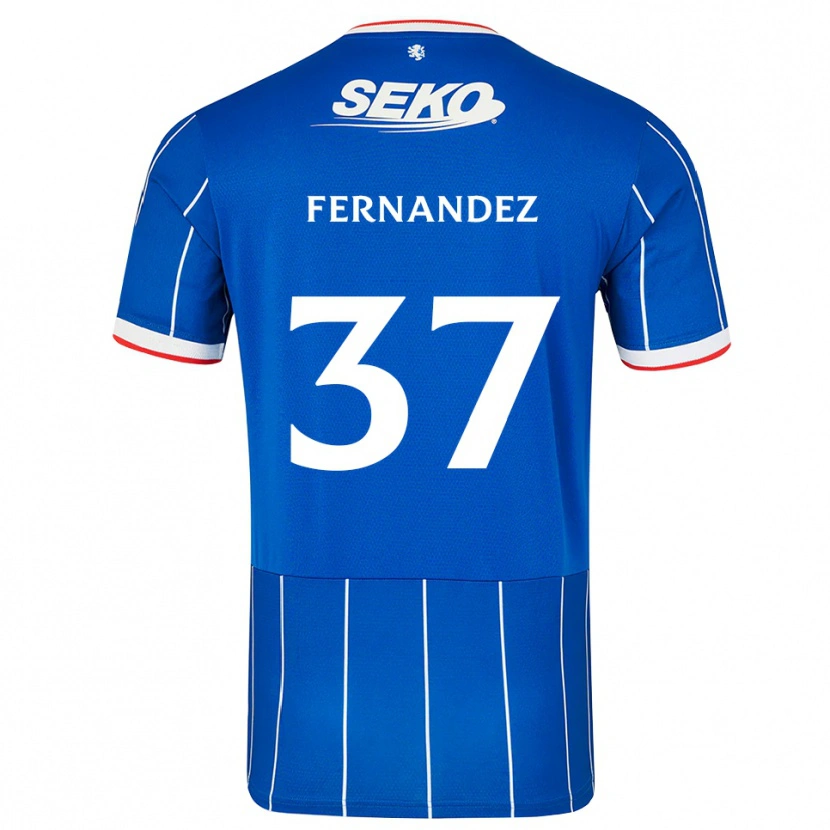 Danxen Heren Emmanuel Fernandez #37 Rood Blauw Wit Thuisshirt Thuistenue 2026/27 T-Shirt