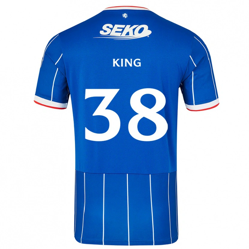 Danxen Heren Leon King #38 Rood Blauw Wit Thuisshirt Thuistenue 2026/27 T-Shirt