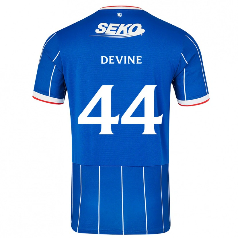 Danxen Heren Adam Devine #44 Rood Blauw Wit Thuisshirt Thuistenue 2026/27 T-Shirt