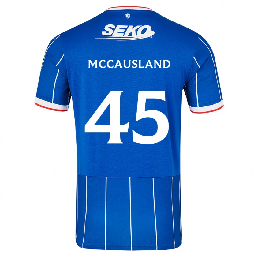 Danxen Heren Ross Mccausland #45 Rood Blauw Wit Thuisshirt Thuistenue 2026/27 T-Shirt