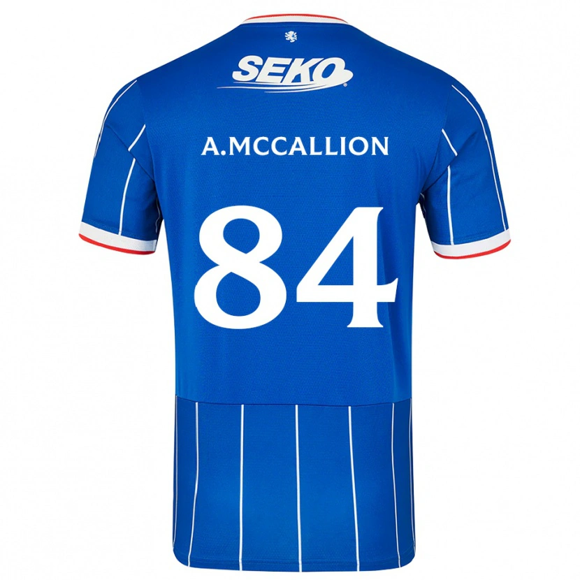 Danxen Heren Aiden Mccallion #84 Rood Blauw Wit Thuisshirt Thuistenue 2026/27 T-Shirt