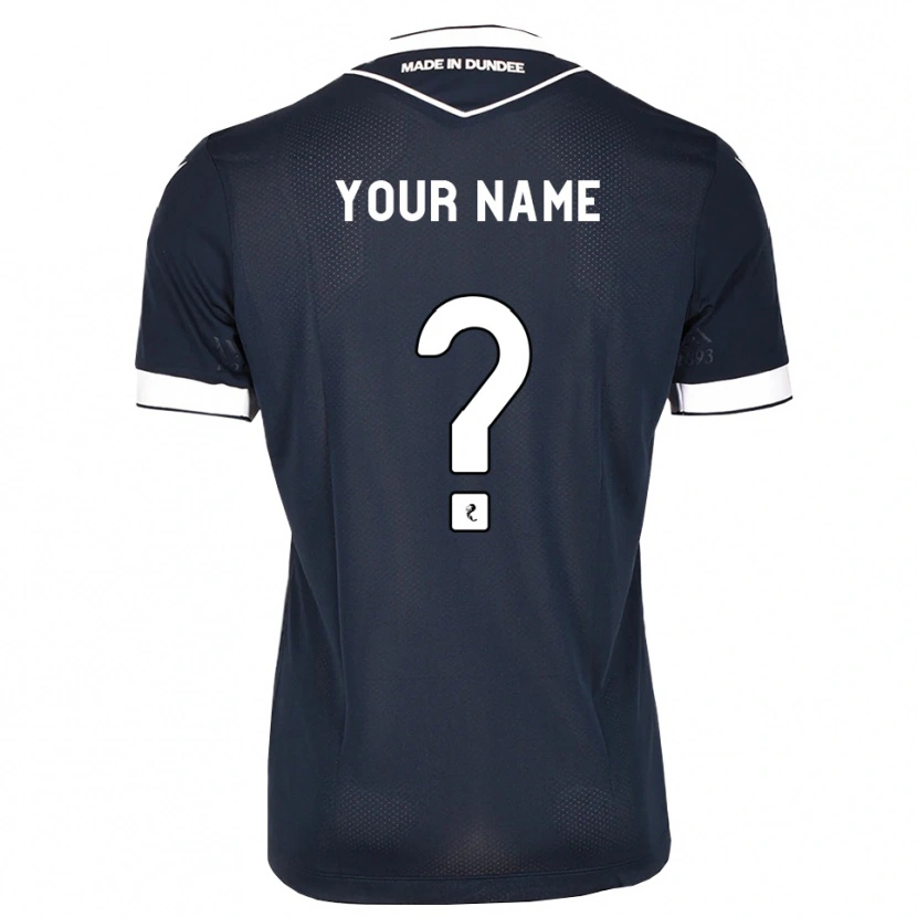 Danxen Heren Uw Naam #0 Midnightblue Wit Thuisshirt Thuistenue 2026/27 T-Shirt