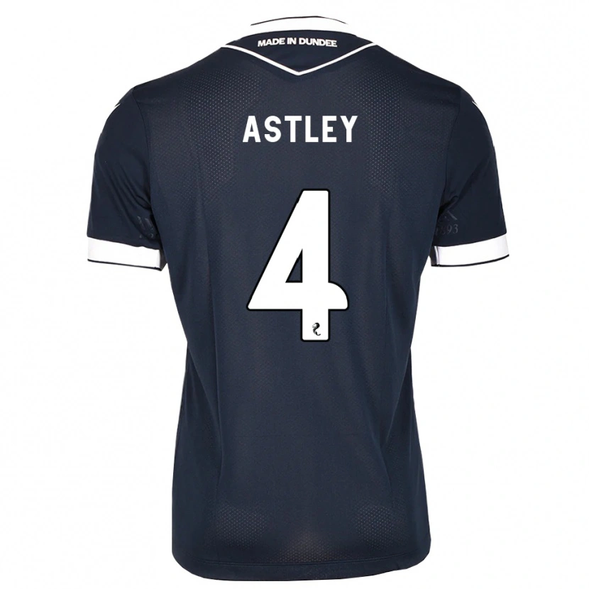 Danxen Heren Ryan Astley #4 Midnightblue Wit Thuisshirt Thuistenue 2026/27 T-Shirt