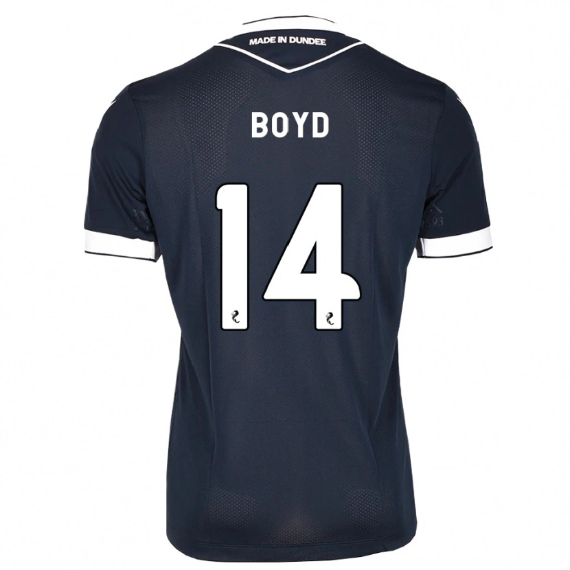 Danxen Heren Travis Boyd #14 Midnightblue Wit Thuisshirt Thuistenue 2026/27 T-Shirt