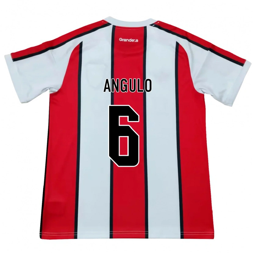Danxen Heren Tamara Angulo #6 Wit Rood Zwart Uitshirt Uittenue 2026/27 T-Shirt