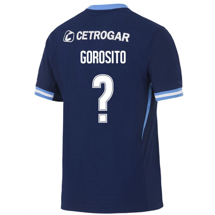 Danxen Heren Ivan Gorosito #0 Koninklijk Blauw Lichtblauw Wit Uitshirt Uittenue 2026/27 T-Shirt