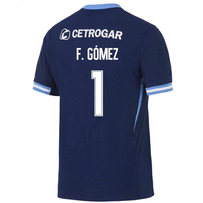 Danxen Heren Francisco Gómez #1 Koninklijk Blauw Lichtblauw Wit Uitshirt Uittenue 2026/27 T-Shirt