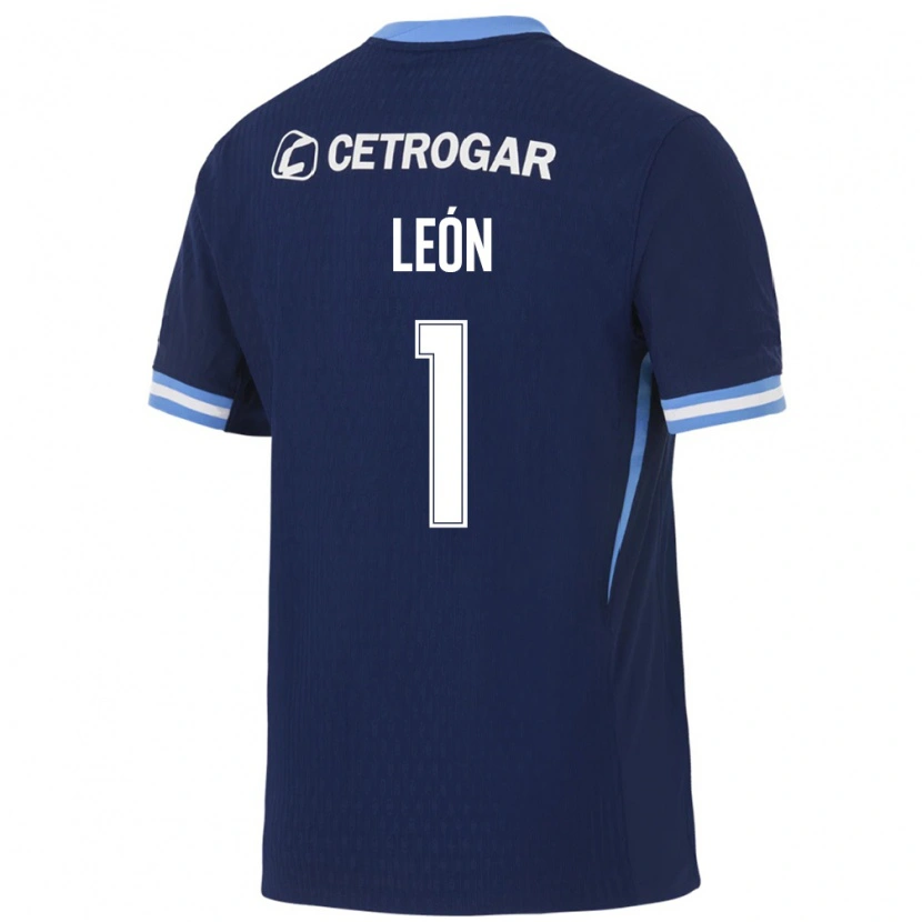 Danxen Heren Roberto Leon #1 Koninklijk Blauw Lichtblauw Wit Uitshirt Uittenue 2026/27 T-Shirt