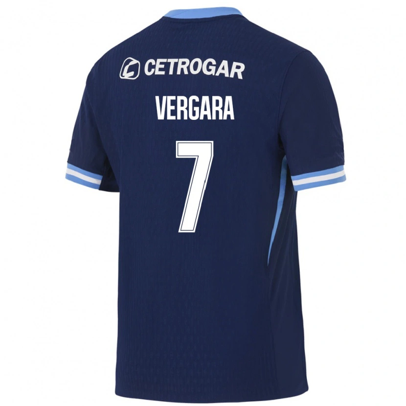 Danxen Heren Duván Vergara #7 Koninklijk Blauw Lichtblauw Wit Uitshirt Uittenue 2026/27 T-Shirt