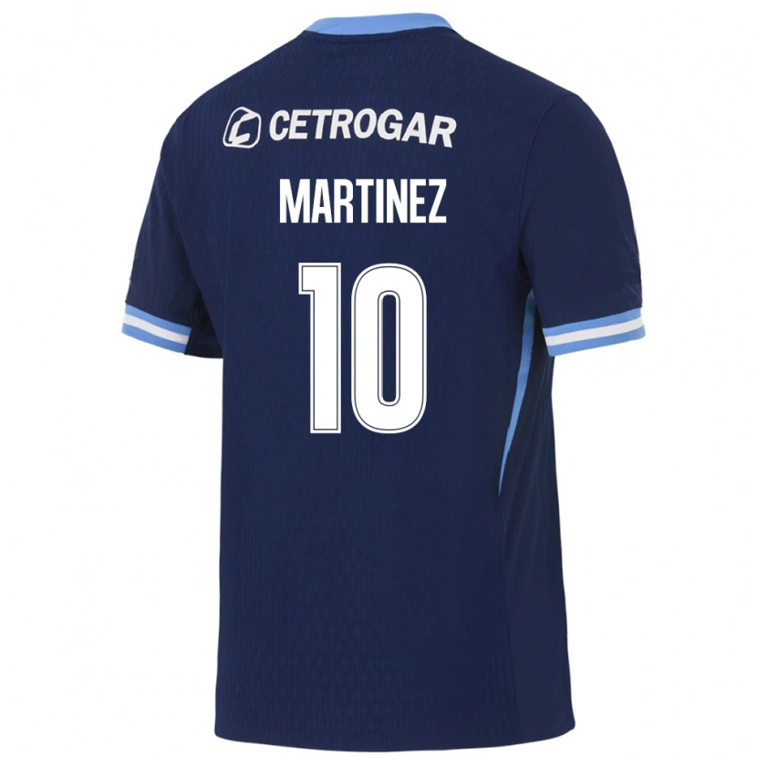 Danxen Heren Roger Martinez #10 Koninklijk Blauw Lichtblauw Wit Uitshirt Uittenue 2026/27 T-Shirt