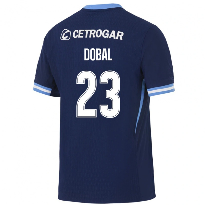 Danxen Heren Joaquín Dobal #23 Koninklijk Blauw Lichtblauw Wit Uitshirt Uittenue 2026/27 T-Shirt