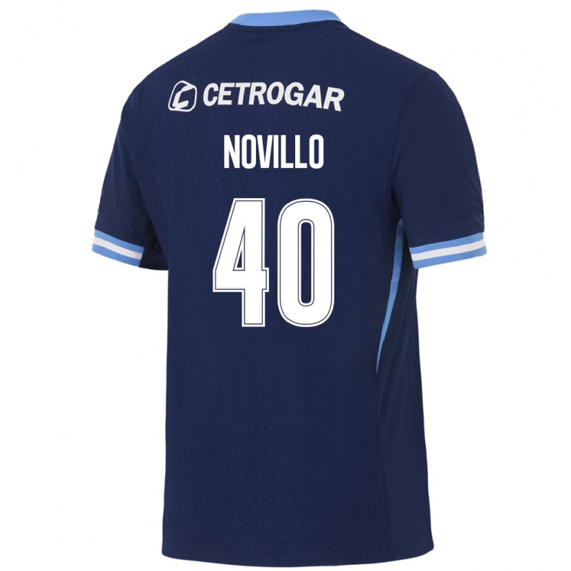 Danxen Heren Joaquin Novillo #40 Koninklijk Blauw Lichtblauw Wit Uitshirt Uittenue 2026/27 T-Shirt