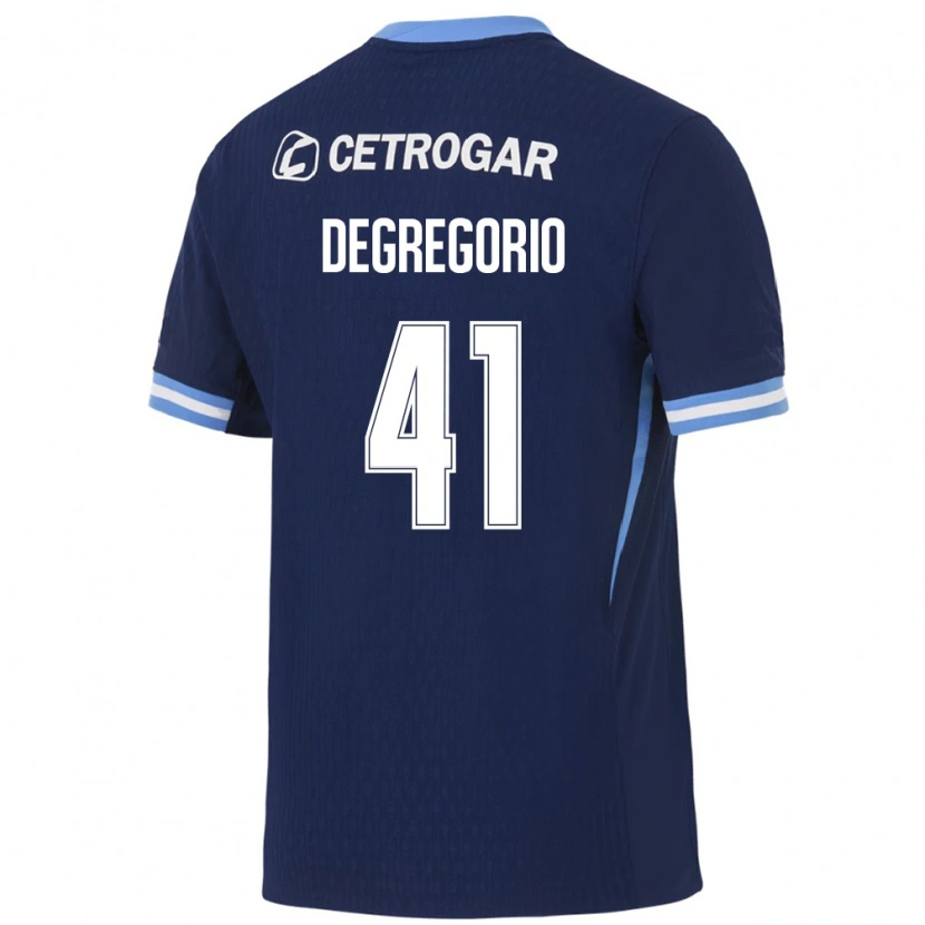 Danxen Heren Ramiro Degregorio #41 Koninklijk Blauw Lichtblauw Wit Uitshirt Uittenue 2026/27 T-Shirt