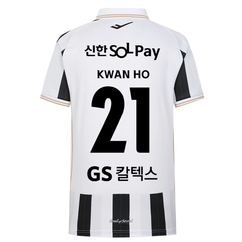 Danxen Heren Kwan-Ho Han #21 Zwart Wit Uitshirt Uittenue 2026/27 T-Shirt