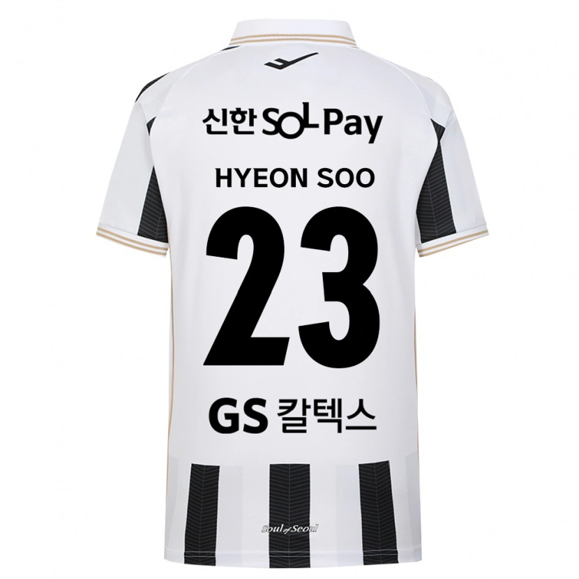 Danxen Heren Hyeon-Soo Jung #23 Zwart Wit Uitshirt Uittenue 2026/27 T-Shirt