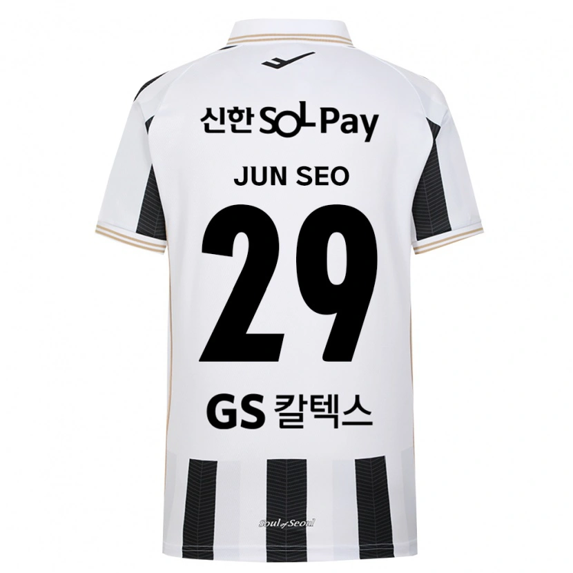 Danxen Heren Jun-Seo Kim #29 Zwart Wit Uitshirt Uittenue 2026/27 T-Shirt