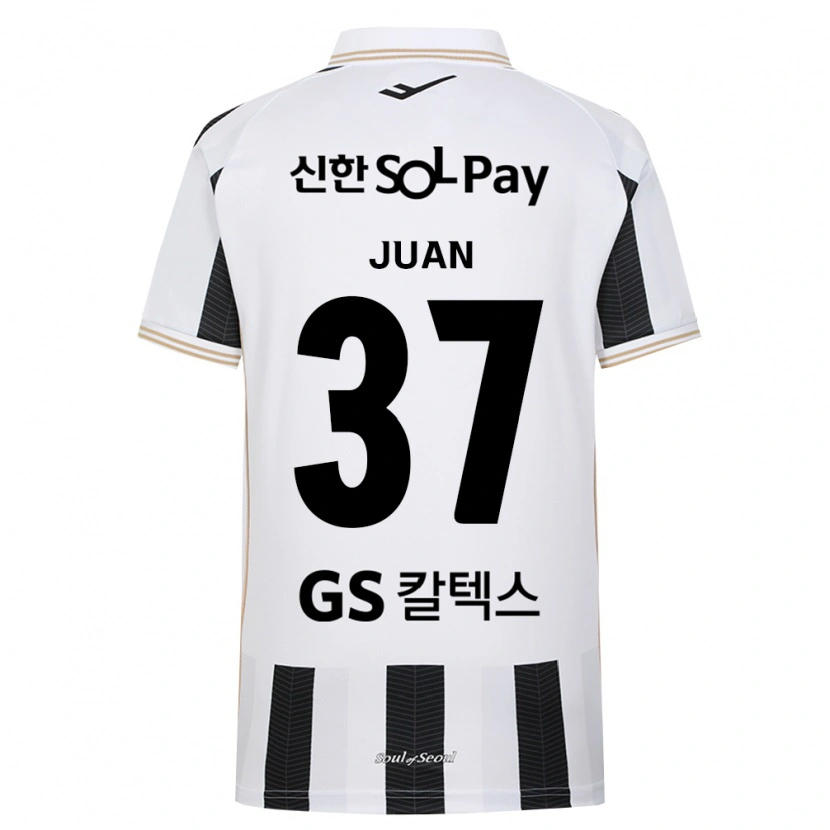 Danxen Heren Juan Antonio Ros #37 Zwart Wit Uitshirt Uittenue 2026/27 T-Shirt