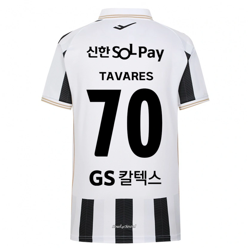 Danxen Heren Ronaldo Tavares #70 Zwart Wit Uitshirt Uittenue 2026/27 T-Shirt