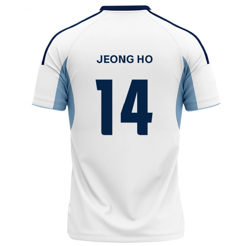 Danxen Heren Jeong-Ho Hwang #14 Koninklijk Blauw Wit Uitshirt Uittenue 2026/27 T-Shirt