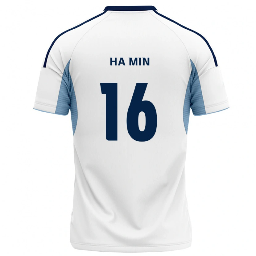Danxen Heren Ha-Min Kim #16 Koninklijk Blauw Wit Uitshirt Uittenue 2026/27 T-Shirt