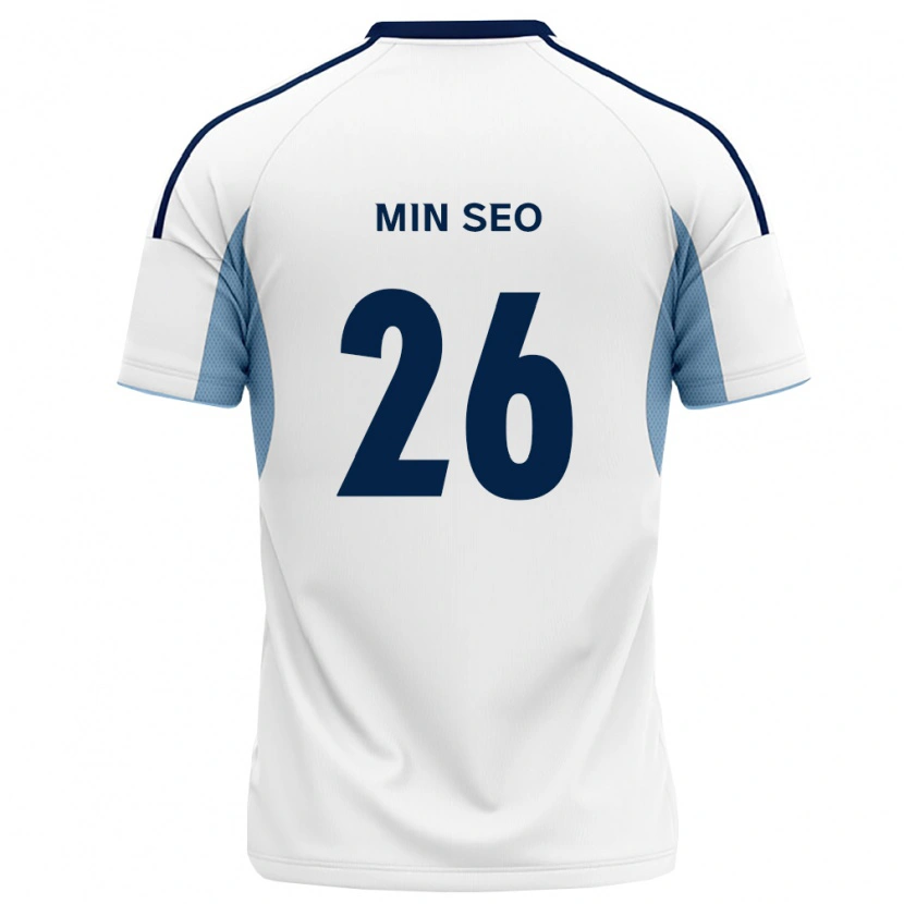 Danxen Heren Min-Seo Park #26 Koninklijk Blauw Wit Uitshirt Uittenue 2026/27 T-Shirt