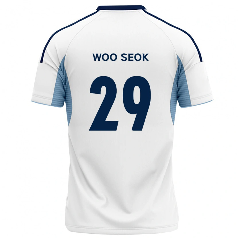Danxen Heren Woo-Seok Jung #29 Koninklijk Blauw Wit Uitshirt Uittenue 2026/27 T-Shirt