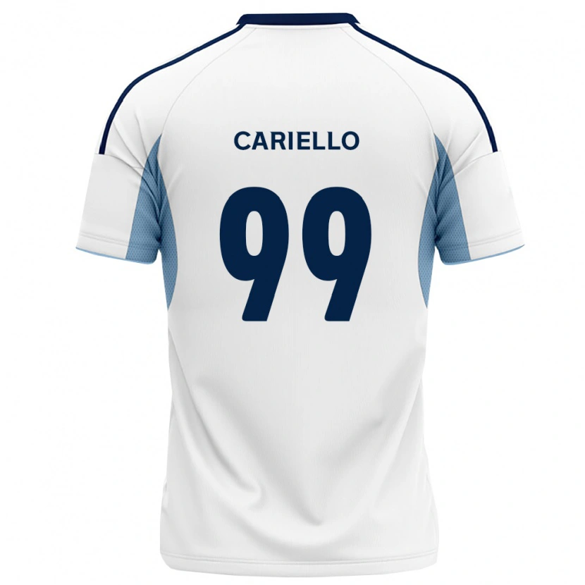 Danxen Heren Yago Cariello #99 Koninklijk Blauw Wit Uitshirt Uittenue 2026/27 T-Shirt