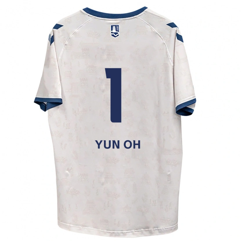 Danxen Heren Yun-Oh Lee #1 Koninklijk Blauw Wit Uitshirt Uittenue 2026/27 T-Shirt