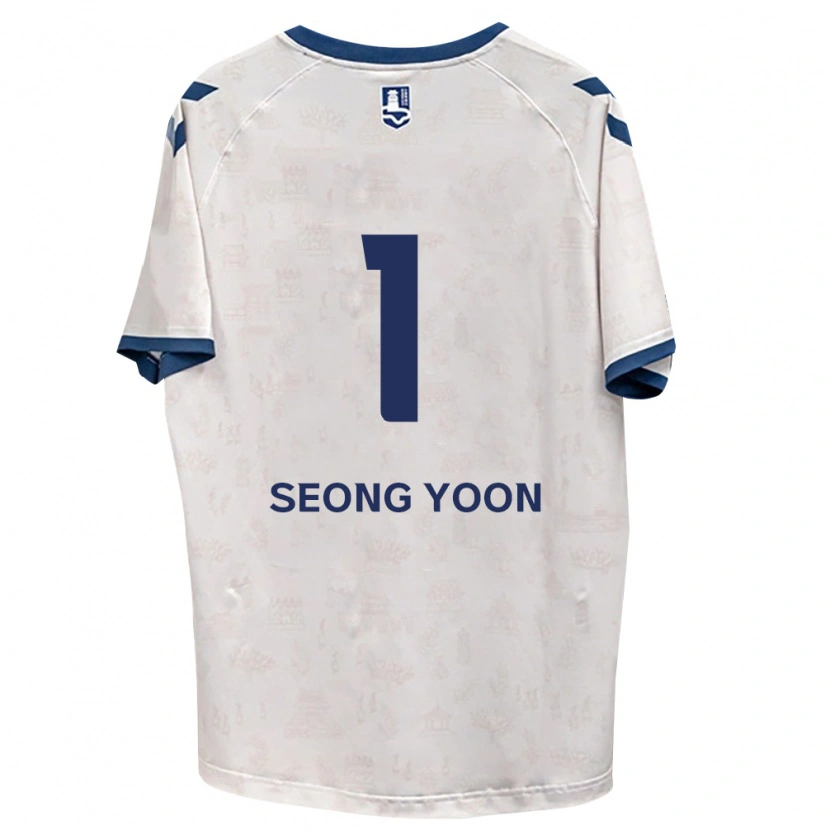 Danxen Heren Seong-Yoon Kim #1 Koninklijk Blauw Wit Uitshirt Uittenue 2026/27 T-Shirt