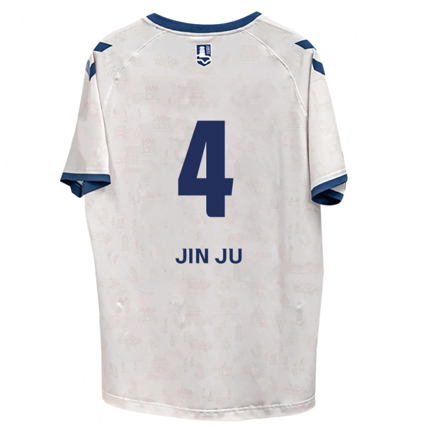 Danxen Heren Jin-Ju Seo #4 Koninklijk Blauw Wit Uitshirt Uittenue 2026/27 T-Shirt