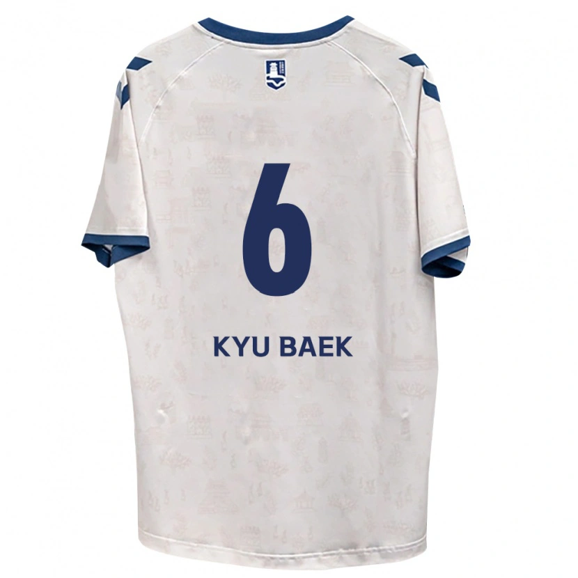 Danxen Heren Kyu-Baek Choi #6 Koninklijk Blauw Wit Uitshirt Uittenue 2026/27 T-Shirt