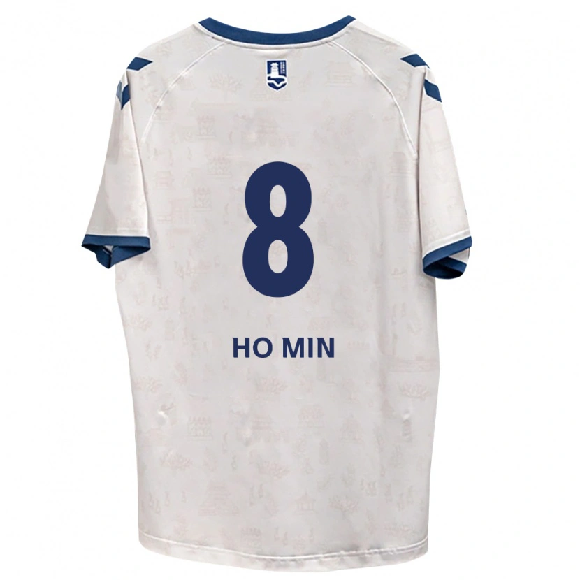 Danxen Heren Ho-Min Kang #8 Koninklijk Blauw Wit Uitshirt Uittenue 2026/27 T-Shirt
