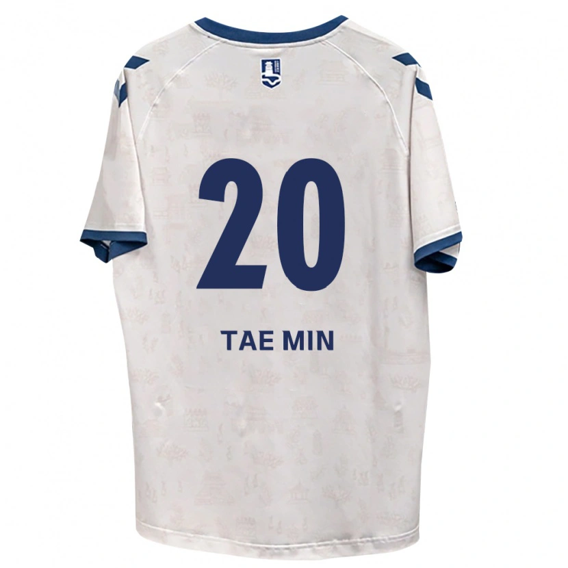 Danxen Heren Tae-Min Kim #20 Koninklijk Blauw Wit Uitshirt Uittenue 2026/27 T-Shirt