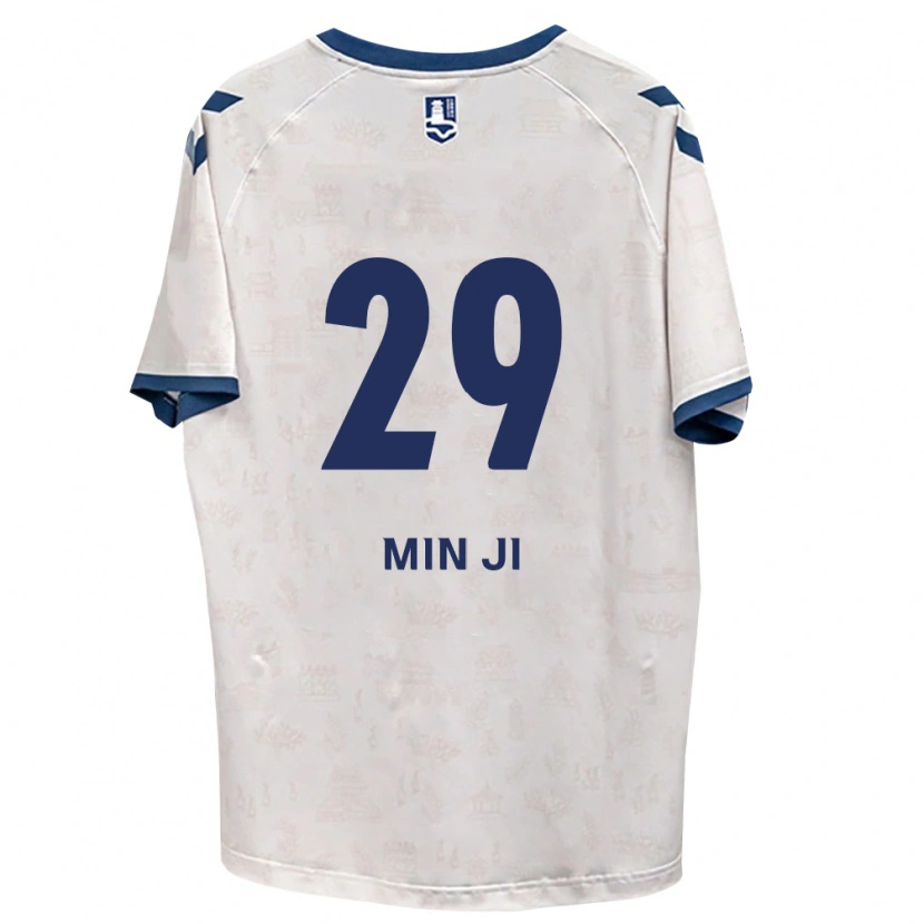 Danxen Heren Min-Ji Jeon #29 Koninklijk Blauw Wit Uitshirt Uittenue 2026/27 T-Shirt