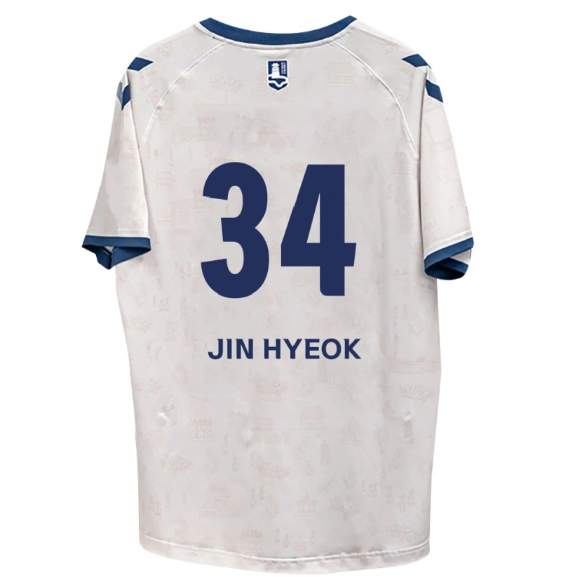 Danxen Heren Jin-Hyeok Choi #34 Koninklijk Blauw Wit Uitshirt Uittenue 2026/27 T-Shirt
