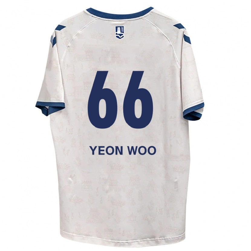 Danxen Heren Yeon-Woo Jang #66 Koninklijk Blauw Wit Uitshirt Uittenue 2026/27 T-Shirt