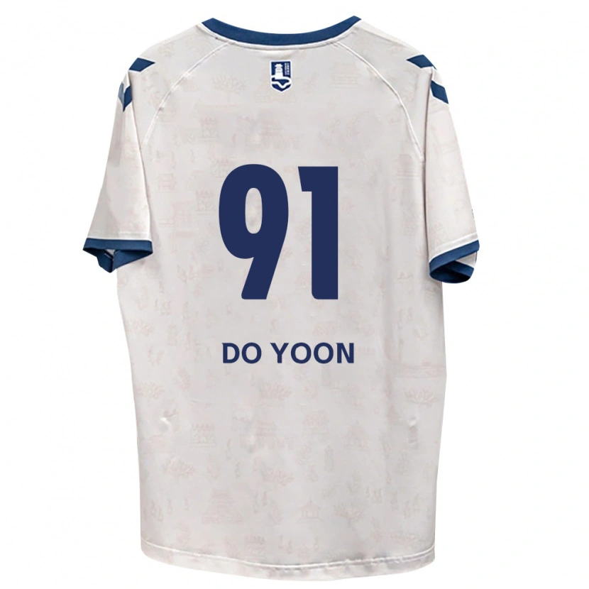 Danxen Heren Do-Yoon Kim #91 Koninklijk Blauw Wit Uitshirt Uittenue 2026/27 T-Shirt