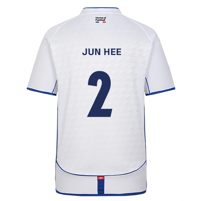 Danxen Heren Jun-Hee Park #2 Zwart Wit Rood Uitshirt Uittenue 2026/27 T-Shirt