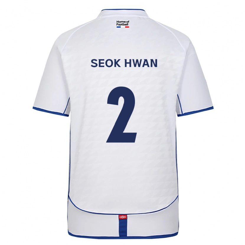 Danxen Heren Seok-Hwan Jang #2 Zwart Wit Rood Uitshirt Uittenue 2026/27 T-Shirt