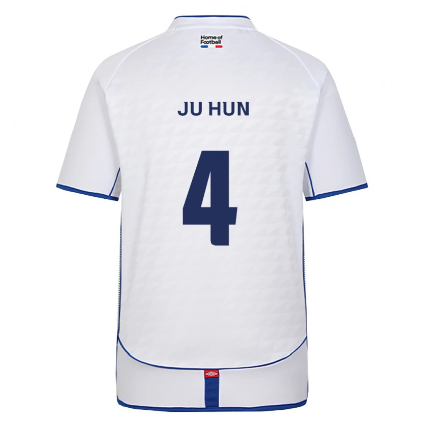 Danxen Heren Ju-Hun Song #4 Zwart Wit Rood Uitshirt Uittenue 2026/27 T-Shirt