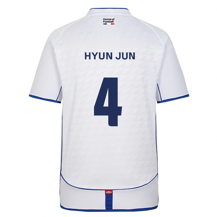 Danxen Heren Hyun-Jun Roh #4 Zwart Wit Rood Uitshirt Uittenue 2026/27 T-Shirt