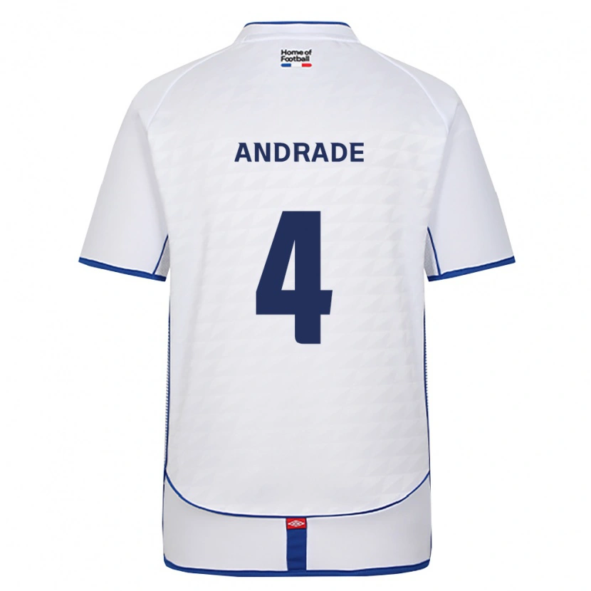 Danxen Heren Léo Andrade #4 Zwart Wit Rood Uitshirt Uittenue 2026/27 T-Shirt