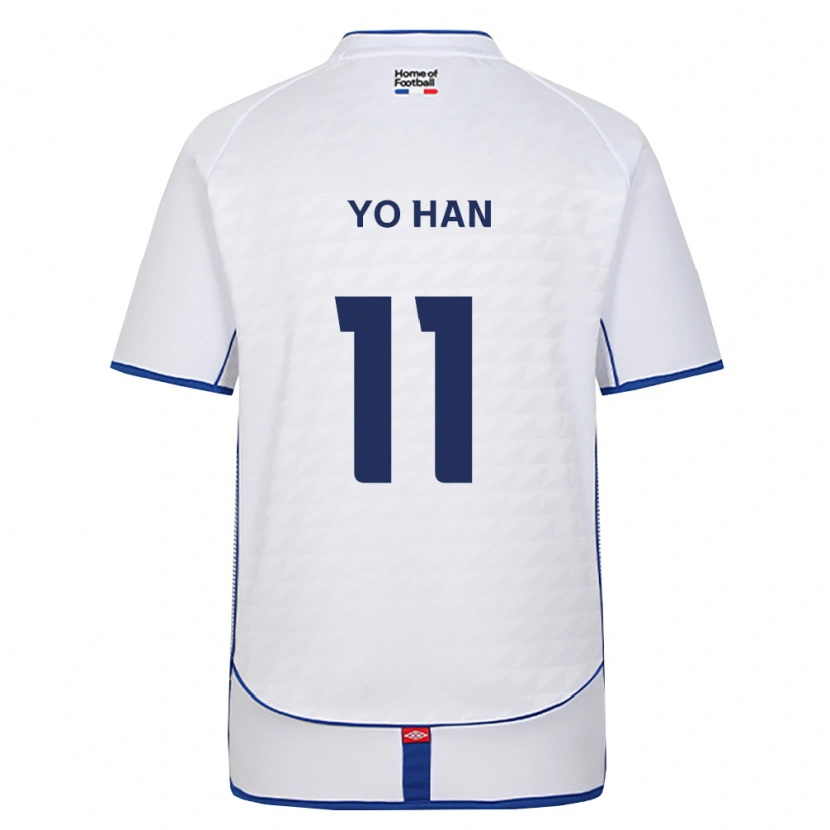 Danxen Heren Yo-Han Jang #11 Zwart Wit Rood Uitshirt Uittenue 2026/27 T-Shirt