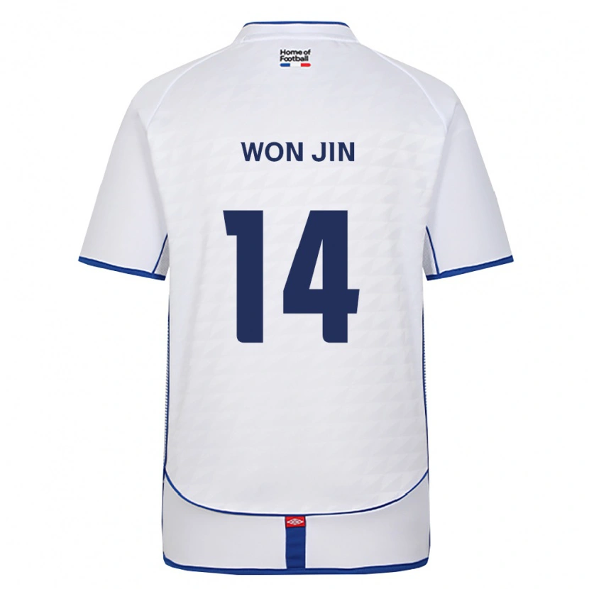 Danxen Heren Won-Jin Hong #14 Zwart Wit Rood Uitshirt Uittenue 2026/27 T-Shirt