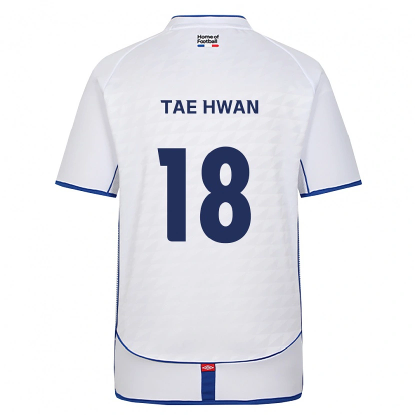 Danxen Heren Tae-Hwan Jeong #18 Zwart Wit Rood Uitshirt Uittenue 2026/27 T-Shirt